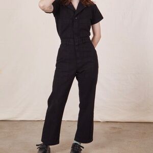Big Bud Press Short Sleeve Petite Jumpsuit